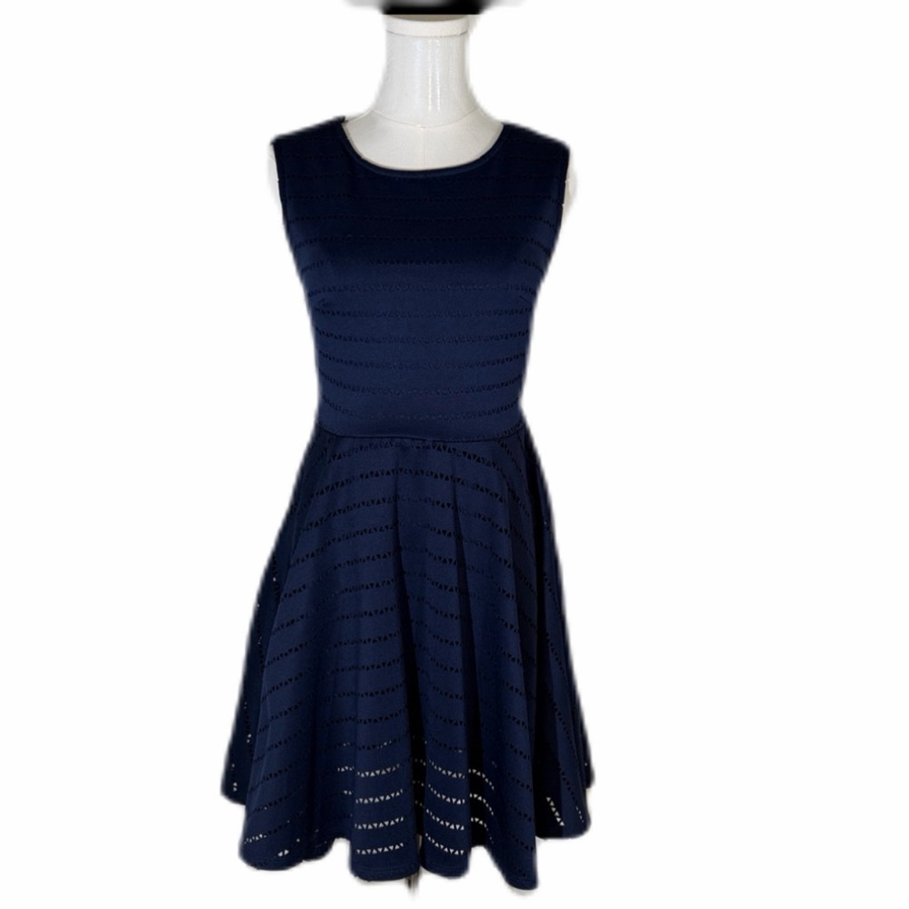 City Studio Navy Sleeveless Dress Size 9